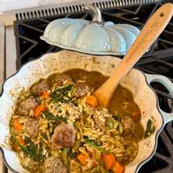 Italian Meatball Wedding Soup With Orzo