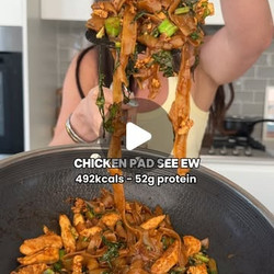 15 Min Chicken Pad See Ew