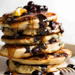 Extra Fluffy Blueberry Pancakes
