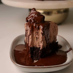 Brown Butter Brownie Cheesecake