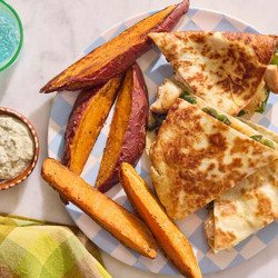 Chicken &amp; Poblano Quesadillas
