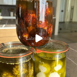 Homemade Labneh Balls