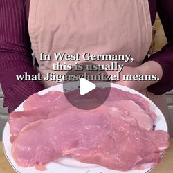 Classic German Jägerschnitzel (west German Style)