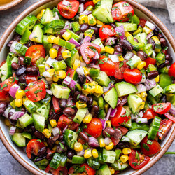 Black Bean &amp; Corn Salsa Salad