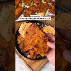 Crispy Cheesy Chicken Tacos