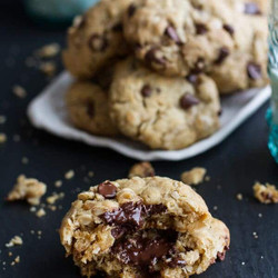 The Best Oatmeal Chocolate Chip Cookies Around.