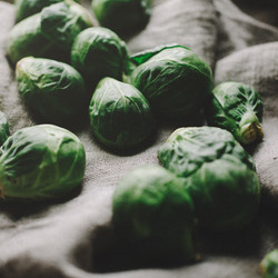 Mustardy Brussels Slaw