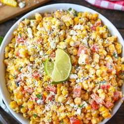 Grilled Mexican Chipotle Lime Corn Salad