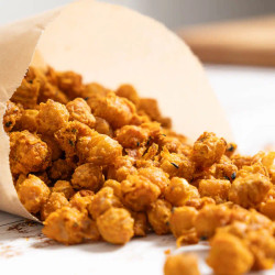 Baked Chickpea Popcorn