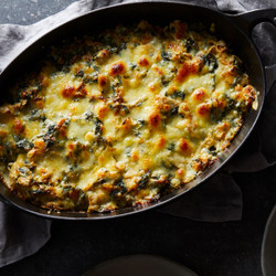 Extra-cheesy Spinach-artichoke Dip