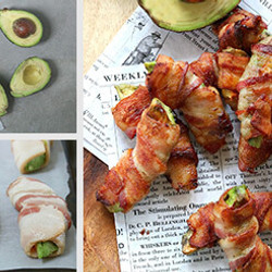 Bacon-wrapped Avocado Fries