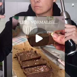 Chocolate Chickpea Fudge
