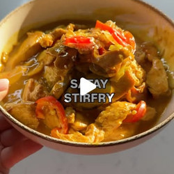 Chicken Satay Stir-fry
