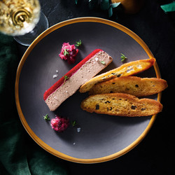 Chicken Liver Mousse Terrine With Cranberry Jelly