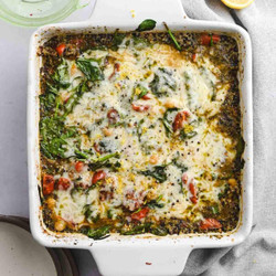 Vegetarian Quinoa Pesto Bake (dump &amp; Bake Recipe)