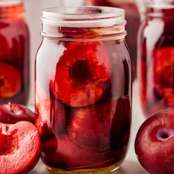 Canning Plums
