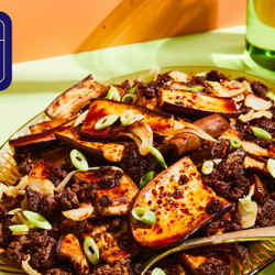 Stir-fried Gochugaru Eggplant With Beef