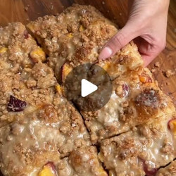 Peach Cobbler Focaccia