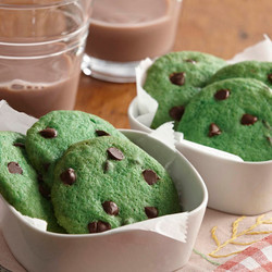 Mint Chocolate Chip Cookies