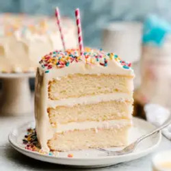 3-layer Fluffy White Cake