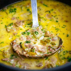 Creamy Philly Cheesesteak Soup | Low Carb / Keto