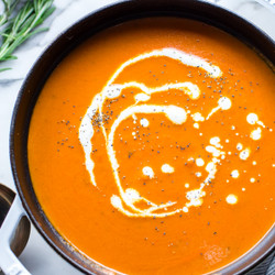 Creamy Tomato Soup With Canned Tomatoes