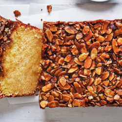 Adam Liaw’s Swedish Almond Loaf Cake With Butterscotch Topping