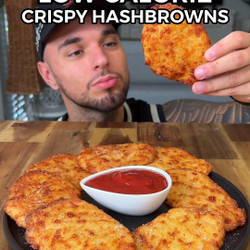 Healthy &amp; Easy Low Calorie Crispy Hashbrowns