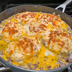 Cheddar Bay Hamburger Casserole