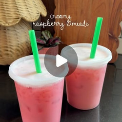Creamy Raspberry Limeade