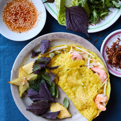 Bánh Khoái (joy Pancake) easy Asian apps snacks
