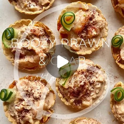 Boozy Prawn &amp; Crab Cocktail Bites