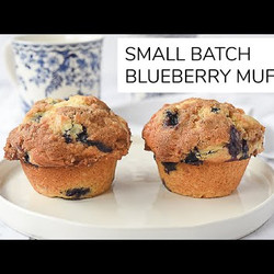 Bakery Style Blueberry Muffins