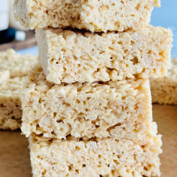 Elevated Browned Butter/Condensed Milk Rice Krispie Treats