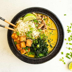 Vegan Ramen Noodles With Lemongrass Broth