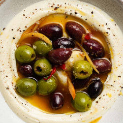 Whipped Ricotta With Citrus Marinated Olives
