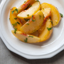 Crook's Corner's Green Peach Salad