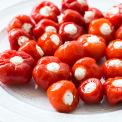 Goat Cheese Stuffed Peppadews