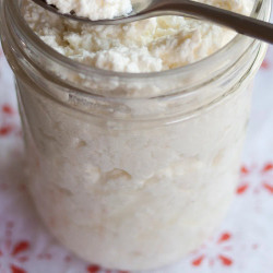 Homemade Ricotta Cheese (only 2 Ingredients!)