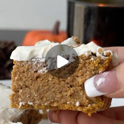 Moist A.f. Protein Pumpkin Cake With Cream Cheese Icing