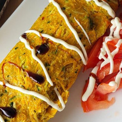 رولي بالخضار صحي ومشبع 🥔🥕🥚