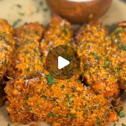 Buffalo Garlic Parmesan Chicken Tenders With Hot Honey