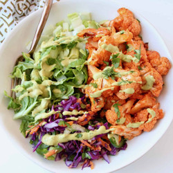 Buffalo Cauliflower Salad