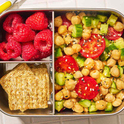 Easy Chickpea Salad Lunch Box