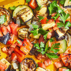 Simple Sheet Pan Ratatouille