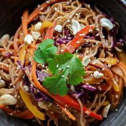 Peanut Lime Vegetable Noodle Stir-fry