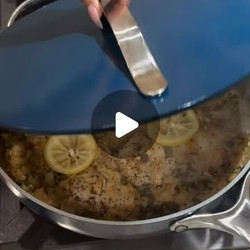 One Pan Chicken Piccata &amp; Jasmine Rice
