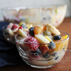 Condensed Milk Fruit Salad