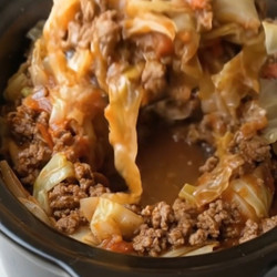Crockpot Cabbage Roll Casserole