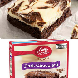 Cheesecake Brownies (with Boxed Brownies)